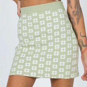 PRINCESS POLLY ADORA MINI SKIRT GREEN SIZE 6